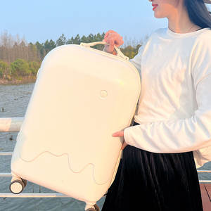 Maleta Ligera X01 de 20 y 24 Pulgadas, Color Sólido, Ruedas Giratorias con Cierre de Cremallera y Candado, Equipaje de Viaje Unisex, Primavera 2023 - Product Image 2