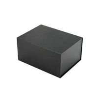 Boîte artisanale personnalisée noire de haute qualité pour hommes montre bijoux produits de soins de la peau emballage écologique boîte cadeau d'anniversaire surprise