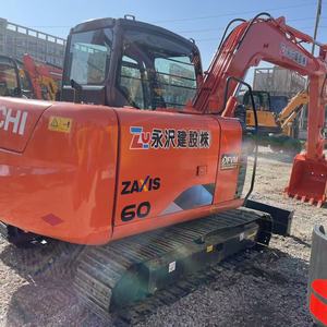 รถขุดฮิตาชิ ZX60 มือสอง ขนาด 6 ตัน เครื่องจักรก่อสร้างขนาดเล็ก - Product Image 1