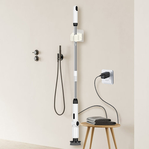 Electric Spin Telescopic pole Full-Body Waterproof Bathroom Scrubber Cleaning Adjustable brush head angle Brush Tool Set - Product Image 4