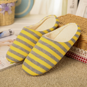 Women's Fashion House for <strong>Slippers</strong> with Stripe Design Open Toe Cushioned Comfort for Winter Spring Autumn Seasons - Product Image 2
