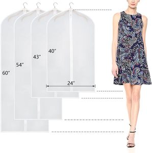 Hot Garment Bag Clothing Dust Cover EVA Garment Covers for Closet <b>Clothes</b> <b>Storage</b> Plastic Dustproof Suit Bag - Product Image 2