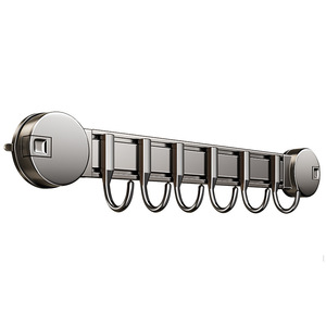 Suction Cup Hook <b>Wall</b> Mounted <b>Coat</b> <b>Rack</b> Removable Key Organizer Entryway Storage <b>Rack</b> Round Shape - Product Image 4