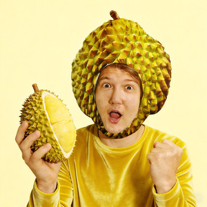 Divertido sombrero de durian, accesorio de disfraz para fiestas y eventos festivos - Product Image 1