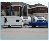 Caravane Remorquée Moderne de Style RV en Fibre de Verre pour Fabricants de VR, Maison Mobile, Voiture de Voyage