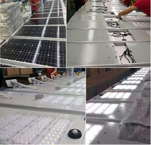 Farola Solar Integrada de Alta Potencia Todo en Uno, Farola Solar Impermeable IP65 para Exteriores, para Uso Industrial y Comercial - Product Image 5