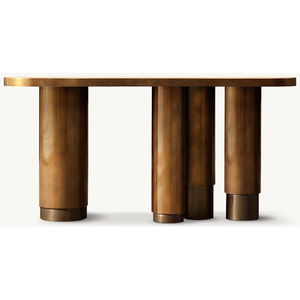 <span class=keywords><strong>Bureau</strong></span> <span class=keywords><strong>américain</strong></span> en laiton avec plateau en marbre, idéal pour les salles d'étude et les bureaux - Product Image 5