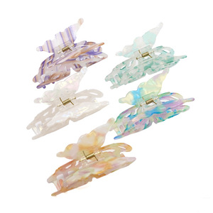 Barrettes à cheveux en cristal avec fleurs et papillons, design créatif et élégant XIYU pour filles - Mini personnalisables, style japonais et coréen - Product Image 5
