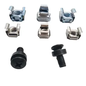 Nickel Plated Square Hole Cage Nut with Card nut Special nut for chassis