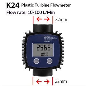 Турбинный расходомер из нержавеющей стали 1 и 1,5 дюйма, водонепроницаемый, для измерения расхода дизельного топлива и жидкостей - Product Image 4