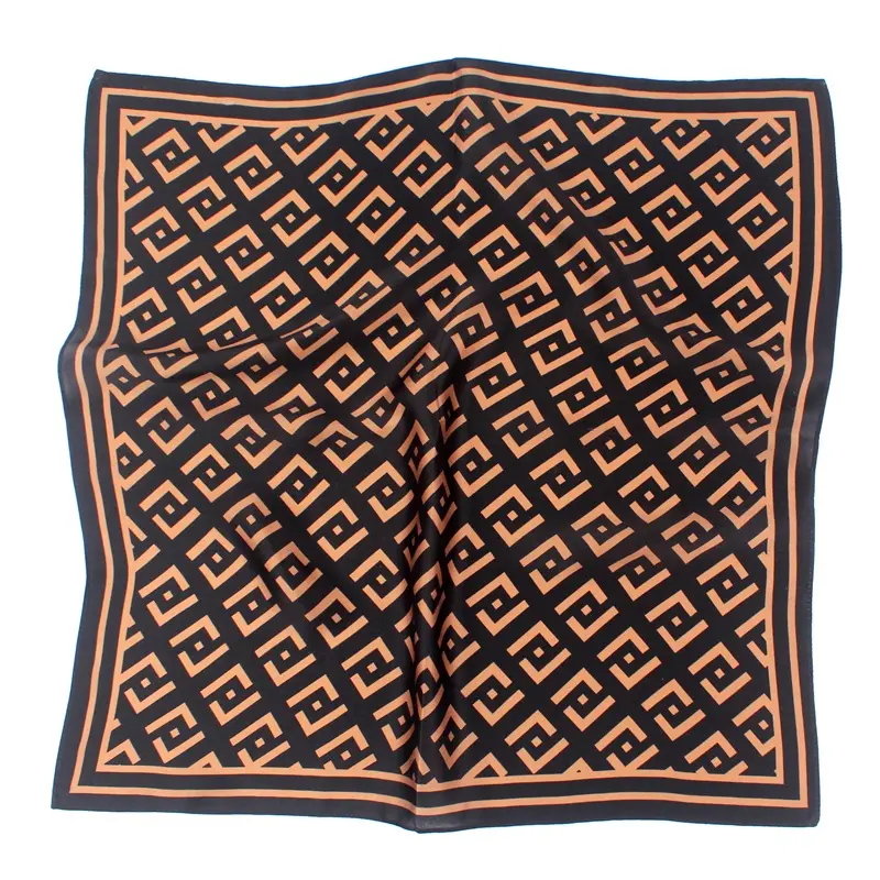 70*70 роскошный Индивидуальный 100% Шелковый квадратный шарф с принтом женские шарфы из чистого шелка