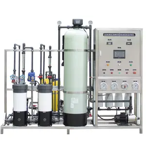 Máquina de purificação de água do mar, design profissional de fábrica, osmose reversa, processo de purificação de água potável, máquina purificadora para venda