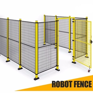 Dễ dàng để cài đặt và thẩm mỹ làm hài lòng tế bào Robot công nghiệp hàng rào robot làm việc tế bào bảo vệ chu vi an toàn tự động hóa - Product Image 1