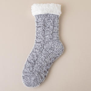 Calcetines de Casa para <span class=keywords><strong>Mujer</strong></span>, Antideslizantes, Cálidos, Acogedores, de Sherpa, para Dormir, Calcetines de Invierno - Product Image 6