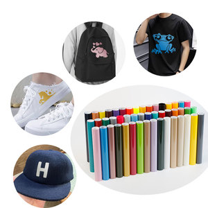 Rouleau de film vinyle de transfert de chaleur PU HTV vert menthe 0.4mm d'épaisseur plaque <span class=keywords><strong>mate</strong></span> MR025-4 prix usine de haute qualité pour l'impression de vêtements - Product Image 6