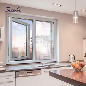 Fenêtre à battants en aluminium avec double vitrage clair trempé NFRC pour l'Amérique du Nord, fenêtre en <span class=keywords><strong>baie</strong></span> - Product Image 2