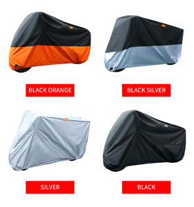 Housse de protection contre la pluie <span class=keywords><strong>pour</strong></span> moto et <span class=keywords><strong>scooter</strong></span> électrique, revêtement argenté, imperméable, anti-UV, bâche <span class=keywords><strong>pour</strong></span> vélos électriques, multi-tailles - Product Image 6