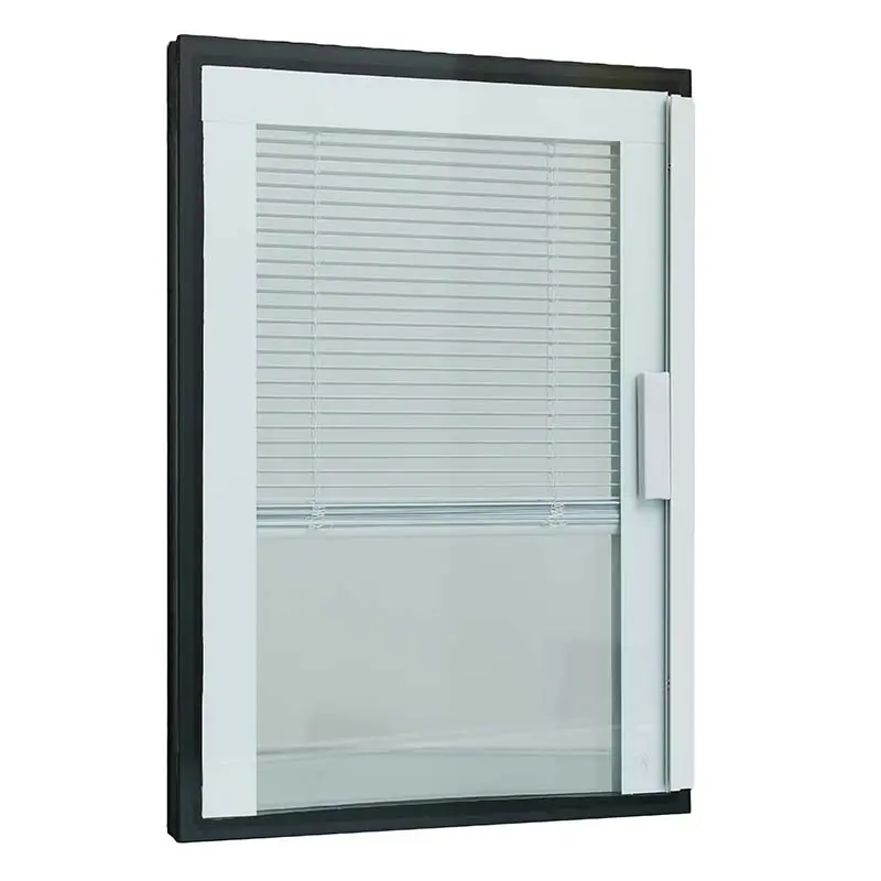 Fabricación de alta calidad Mejoras para el hogar Ventana ciega de vidrio Low-E Ventana inteligente a prueba de viento y ruido