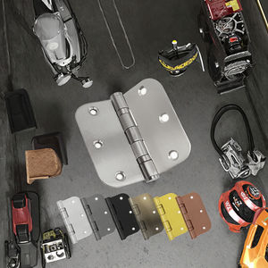 भारी शुल्क 4 इंच 2.5 मिमी 3.5 एक्स 3.5 चांदी 304 स्टेनलेस स्टील के गोल कॉर्नर बट दरवाजा हिंज आधुनिक डिजाइन - Product Image 3