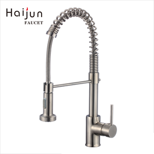 Grifo de cocina de <span class=keywords><strong>primavera</strong></span> montado en <span class=keywords><strong>la</strong></span> cubierta contemporánea de <span class=keywords><strong>la</strong></span> fábrica de Haijun China - Product Image 1