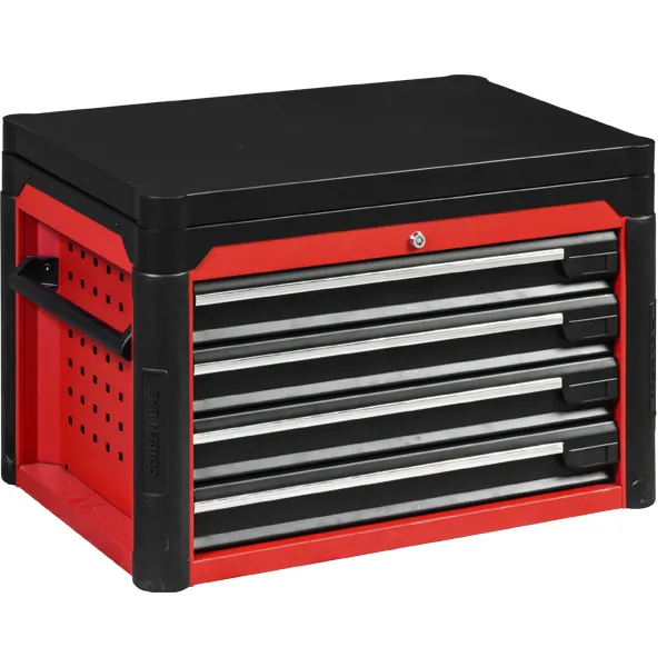 Portable box tool chest tool cabinet 4 drawers logo color customized large capacity lockable metal multifunctional handle