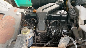 Used Komatsu 3 Ton Diesel <b>Forklift</b> 3-Stage Mast 4WD Solid Tires Rough Terrain Second Hand - Product Image 6