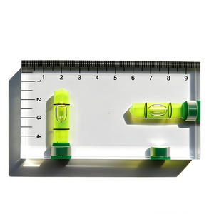 Niveau à bulle transparent en T de niveau 3, mini, horizontal, pour le bricolage à domicile - Product Image 3