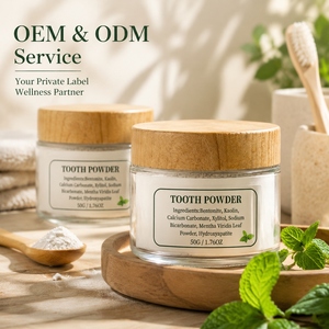 2PCS OEM/ODM Poudre dentifrice reminéralisante sans fluor, saveur menthe, avec hydroxyapatite, nettoyage doux des <span class=keywords><strong>dents</strong></span>, haleine fraîche O - Product Image 3