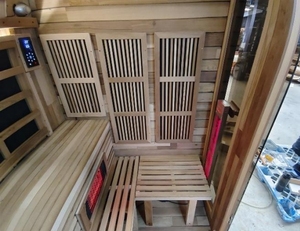 Nhà Máy Tùy Chỉnh Vườn Riêng Hồng Ngoại Tắm Hơi Gỗ Tuyết Tùng Nhà Spa Hơi Nước Hồng Ngoại Tắm Hơi - Product Image 6