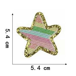 Mode Stijl Goud Glitter Trim Chenille <span class=keywords><strong>Patch</strong></span> Regenboog Hart <span class=keywords><strong>Patch</strong></span> Borduurwerk Applique Kleurrijke Vliegtuig <span class=keywords><strong>Patch</strong></span> - Product Image 4