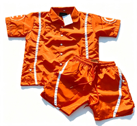 Ensemble 2 pièces polo et short cargo en nylon avec logo personnalisé, survêtement de jogging pour hommes, t-shirts et short pour hommes