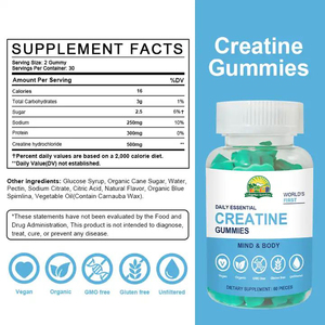 Complément alimentaire de créatine de haute qualité, marque privée OEM, perte de poids, gommes à l'oméga 3 - Product Image 6