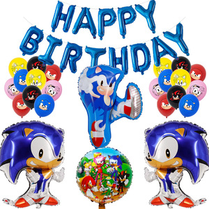 Juego de <span class=keywords><strong>globos</strong></span> de película de aluminio <span class=keywords><strong>Sonic</strong></span> de dibujos animados para <span class=keywords><strong>globos</strong></span> de decoración de <span class=keywords><strong>fiesta</strong></span> de cumpleaños para niños - Product Image 6