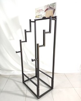 Hot Sale Modern Metal Display Rack Stand for Retail Clothing Supermarket Scarf Shawl Carpets Floor Rugs Sample Textile Fabric