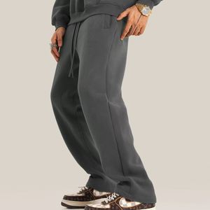 Pantalones Deportivos de Pierna Recta para Hombre, Pantalones Casuales de Alta Calidad para Invierno, Joggers de Algodón y Felpa con Logotipo Personalizado - Product Image 1