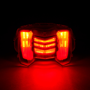 Luces de freno traseras para motocicleta, lente transparente/ahumada, luz trasera integrada LED, lámpara de freno para 2017 2018 2019 <span class=keywords><strong>2020</strong></span> <span class=keywords><strong>Yamaha</strong></span> MT <span class=keywords><strong>09</strong></span> - Product Image 5