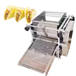 Máquina automática giratoria para hacer tortitas, crepes, Chapati comercial, máquina para hacer tortillas, restaurante manual