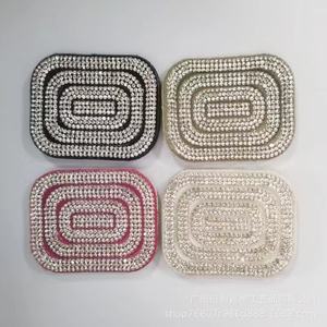 Nouvelle mode Dames Bling Verre Pierre Strass Dessus de chaussures Semi-finis Femmes Chaussures Matériaux supérieurs - Product Image 5