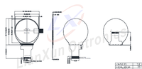 Module d'affichage LCD TFT IPS rond haute luminosité 1000 nits 2,1 pouces 480x480 32 broches MIPI lisible en plein soleil