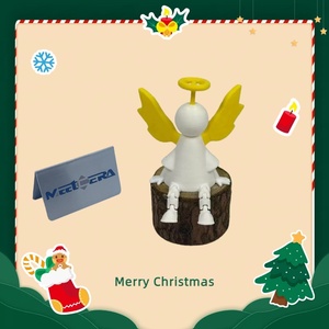 Figurines de Noël imprimées en 3D pour l'usinage : Nains, Bonhomme de neige, Cerf, Décoration de bureau, Mascotte Père Noël - Product Image 2