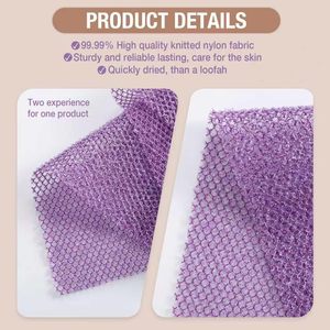 New Long African <b>Shower</b> Bath <b>Sponge</b> Nylon Body Scrubber Exfoliating Nylon Real African Net <b>Sponge</b> - Product Image 4