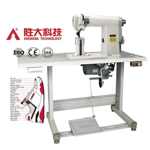 Machine à coudre industrielle à double aiguille SHENGDA pour la couture du cuir, point noué, alimentation par rouleaux, pour soudeurs de chaussures - Product Image 3