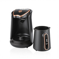 Cafetera Turca RAF R.103 de 300 ml y 600 W, Cafetera de un Solo Toque para Preparar Té y Café Turco