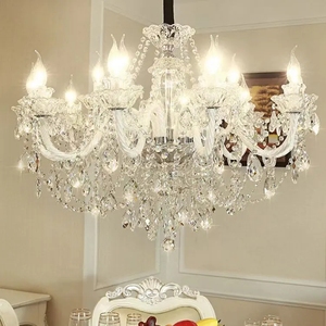 客厅酒店大堂照明豪华批发传统水晶吊灯 - Product Image 5