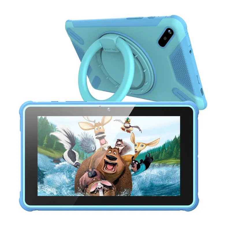 Hot Selling OEM/ODM Educational Kids Tablet New Private Model With Cover Android 11 Rugged Tablet 7 Inch Kids Tablet