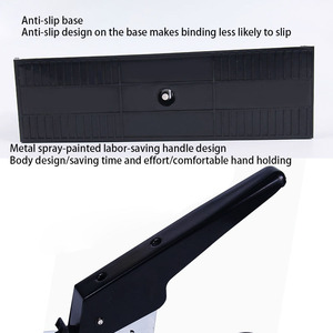 <span class=keywords><strong>Agrafeuse</strong></span> de <span class=keywords><strong>bureau</strong></span> robuste, manuelle, en métal, <span class=keywords><strong>grande</strong></span> capacité, pour documents épais - Product Image 5