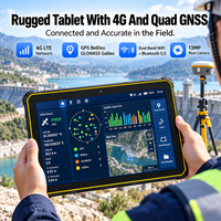Tablette robuste avec réseau 4G LTE, GPS BeiDou GLONASS Galileo, WiFi double bande, Bluetooth 5.0 pour la gestion de flotte