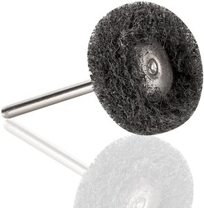 Vibratite 1 pouce Noir Ruote Abrasif, Roues de Polissage <span class=keywords><strong>300</strong></span> Grit pour Outils Rotatifs Proxxon <span class=keywords><strong>Dremel</strong></span>-1/8" - Product Image 4