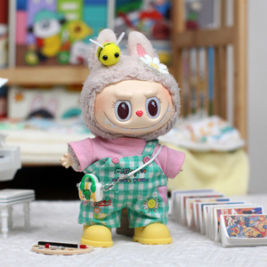 Ensemble de vêtements pour poupée Labubu en vinyle souple, style macaron d'été, pour les générations 1 et 3, unisexe, enfants de 5 à 7 ans - Product Image 2