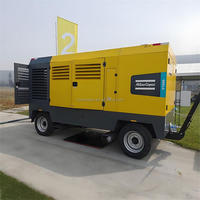 Atlas Copco V1200 moteur diesel mobile compresseur d'air à vis rotative forage minier sablage 25bar 363psi 33.42m ³/min 1181cfm
